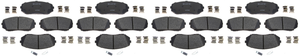4x Raybestos Brakes R-Line Brake Pads | Ford Edge Lincoln MKX | Ceramic, OE Replacement