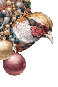 Pheasant With Ornament Vinyl Car Decal Sticker – Waterproof & UV-Resistant 4.4