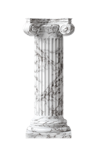 Greek Marble Pillar Vinyl Car Decal Sticker – Waterproof & UV-Resistant 4.4