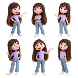 Ines Character Sheet Vinyl Car Decal Sticker – Waterproof & UV-Resistant 6.826666666666667"