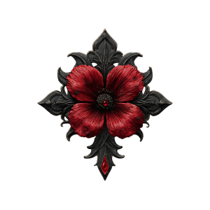 Cult Emblem Flower Vinyl Car Decal Sticker – Waterproof & UV-Resistant 3.4133333333333336"