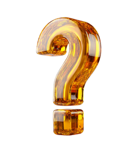 Gold Question Mark Vinyl Car Decal Sticker – Waterproof & UV-Resistant 3.7866666666666666"