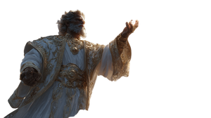 Majestic Divine Figure V2 Vinyl Car Decal Sticker – Waterproof & UV-Resistant 2.72"