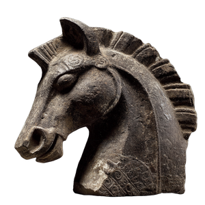 Han Dynasty Horse Sculpture Vinyl Car Decal Sticker – Waterproof & UV-Resistant 3.4133333333333336"
