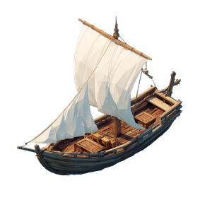 Medieval Boat Model Vinyl Car Decal Sticker – Waterproof & UV-Resistant 6.826666666666667"