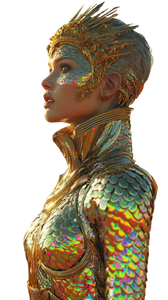 Futuristic Mythical Warrior Vinyl Car Decal Sticker – Waterproof & UV-Resistant 4.8533333333333335"