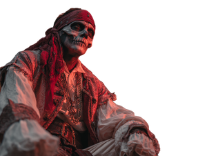 Ghost Pirate V3 Vinyl Car Decal Sticker – Waterproof & UV-Resistant 6.1866666666666665"