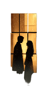 Romantic Window Silhouettes Vinyl Car Decal Sticker – Waterproof & UV-Resistant 4.8533333333333335"