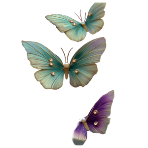 Pearl Butterflies Art Vinyl Car Decal Sticker – Waterproof & UV-Resistant 6.826666666666667"