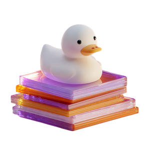 Cartoon Duckling Icon Vinyl Car Decal Sticker – Waterproof & UV-Resistant 3.4133333333333336"