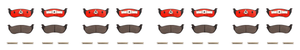 4x Upgrade Your Jeep Braking Performance with Brembo Ceramic Brake Pads | Set of 4 4x Upgrade Your Jeep Braking Performance with Brembo Ceramic Brake Pads | Set of 4