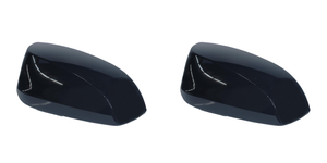 2x Enhance Your Toyota's Look! Gloss Black Mirror Cover Set Fits Various 2016-2023 Models | Made for Highlander, RAV4, Tacoma