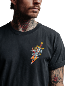 Panther Sword T-Shirt Vinyl Car Decal Sticker – Waterproof & UV-Resistant 8.213333333333333"