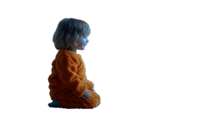 Toddler And Hologram Ghost Vinyl Car Decal Sticker – Waterproof & UV-Resistant 2.72"