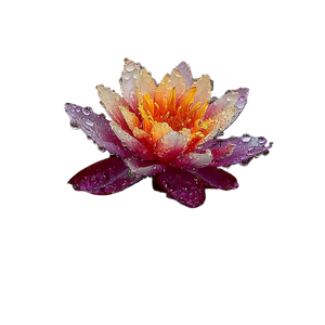 Lotus Flower Reflection Vinyl Car Decal Sticker – Waterproof & UV-Resistant 3.4133333333333336"