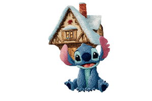 Stitch With Gifts Vinyl Car Decal Sticker – Waterproof & UV-Resistant 2.986666666666667"