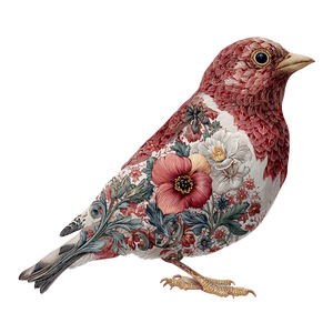 Morris-Style Bird Vinyl Car Decal Sticker – Waterproof & UV-Resistant 6.826666666666667"