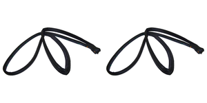 2x Upgrade to Quality Black Strip | Crown Automotive Door Weather Strip for 1997-2006 Jeep Wrangler TJ 2x Upgrade to Quality Black Strip | Crown Automotive Door Weather Strip for 1997-2006 Jeep Wrangler TJ
