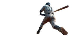 Baseball Player Ready V2 Vinyl Car Decal Sticker – Waterproof & UV-Resistant 5.4