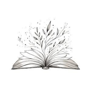 Leafy Open Book Vinyl Car Decal Sticker – Waterproof & UV-Resistant 6.826666666666667"