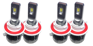 2x Brightest 40W H10 LED Bulbs | White 6000K Light | Set Of 2