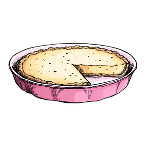 Impossible Pie Slice Vinyl Car Decal Sticker – Waterproof & UV-Resistant 3.4133333333333336"