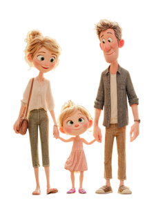 Family Leaving Museum Vinyl Car Decal Sticker – Waterproof & UV-Resistant 8.213333333333333"