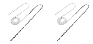 2x Maxwell Boat Anchor Rode | 5/8 Inch Brait Rope 150ft | Strong Energy Absorption | 8-Strand Nylon | Docklines Anchorlines 2x Maxwell Boat Anchor Rode | 5/8 Inch Brait Rope 150ft | Strong Energy Absorption | 8-Strand Nylon | Docklines Anchorlines