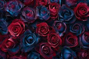 Intertwined Roses Field Vinyl Car Decal Sticker – Waterproof & UV-Resistant 2.986666666666667"
