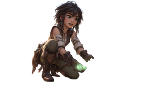 Plant-Tending Adventurer Vinyl Car Decal Sticker – Waterproof & UV-Resistant 2.72"