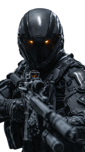 Futuristic Super Soldier V2 Vinyl Car Decal Sticker – Waterproof & UV-Resistant 4.8533333333333335"