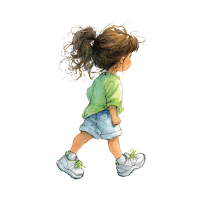Child With Trainers Vinyl Car Decal Sticker – Waterproof & UV-Resistant 6.826666666666667"