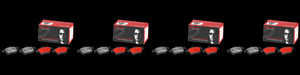 4x Brembo Ceramic Brake Pads | Set Of 4 | 2003 Saab 9-3 | Low Dust & Quiet | Premium Quality