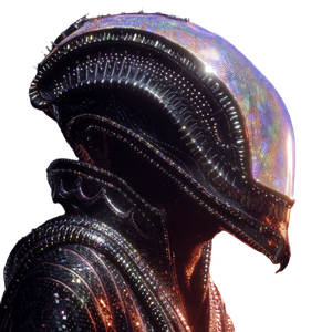 Cosmic Cyberpunk Entity Vinyl Car Decal Sticker – Waterproof & UV-Resistant 6.826666666666667"