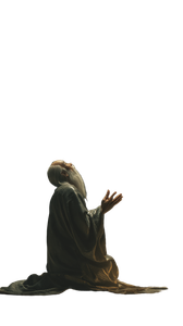 Praying Elderly Man Vinyl Car Decal Sticker – Waterproof & UV-Resistant 4.8533333333333335"