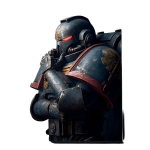 Contemplative Space Marine Vinyl Car Decal Sticker – Waterproof & UV-Resistant 3.4133333333333336"