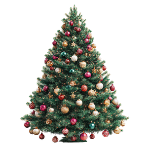 Christmas Tree Ornaments V2 Vinyl Car Decal Sticker – Waterproof & UV-Resistant 6.826666666666667"