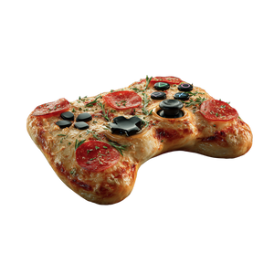 Controller Pizza Vinyl Car Decal Sticker – Waterproof & UV-Resistant 6.826666666666667"