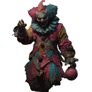 Creepy Clown V2 Vinyl Car Decal Sticker – Waterproof & UV-Resistant 3.4133333333333336"