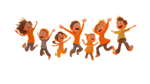 Tangerine Bounce Kids Vinyl Car Decal Sticker – Waterproof & UV-Resistant 5.4