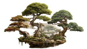 Buddhist Branches Tree Vinyl Car Decal Sticker – Waterproof & UV-Resistant 2.72"