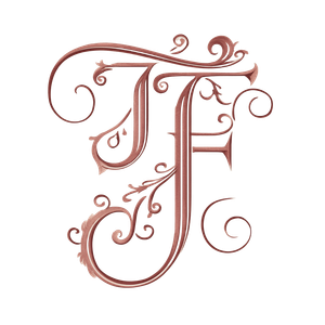 Elegant Monogram Tf Vinyl Car Decal Sticker – Waterproof & UV-Resistant 3.4133333333333336"