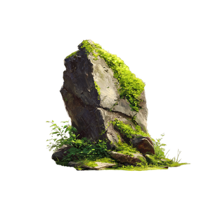 Mossy Stone V3 Vinyl Car Decal Sticker – Waterproof & UV-Resistant 3.4133333333333336"