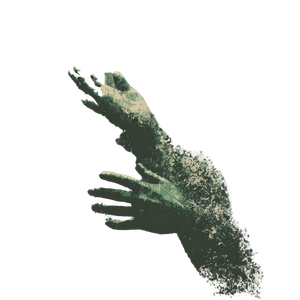Disintegrating Hands Graphic Vinyl Car Decal Sticker – Waterproof & UV-Resistant 3.4133333333333336"