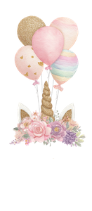 Unicorn Birthday Card Vinyl Car Decal Sticker – Waterproof & UV-Resistant 5.493333333333333"