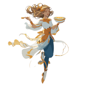 Celestial Bard Dancing Vinyl Car Decal Sticker – Waterproof & UV-Resistant 3.4133333333333336"