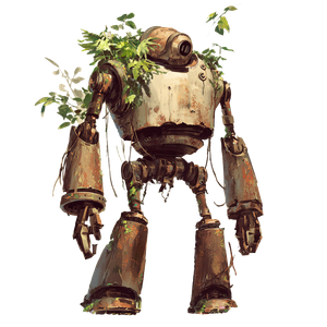 Ancient Jungle Golem V2 Vinyl Car Decal Sticker – Waterproof & UV-Resistant 3.4133333333333336"