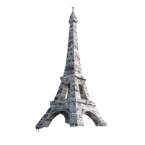 Newspaper-Wrapped Eiffel Vinyl Car Decal Sticker – Waterproof & UV-Resistant 3.4133333333333336"