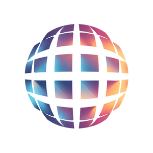 Digital Globe Logo Vinyl Car Decal Sticker – Waterproof & UV-Resistant 3.4133333333333336"
