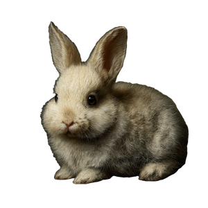 Cute Rabbit V16 Vinyl Car Decal Sticker – Waterproof & UV-Resistant 6.826666666666667"